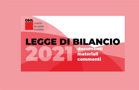 Cgil Cisl E Uil Sulla Legge Di Bilancio