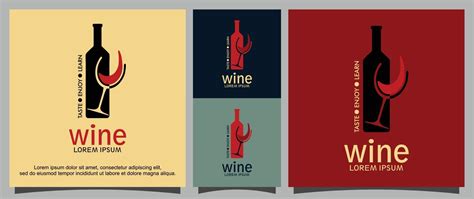 Wine Bottle Template Vector