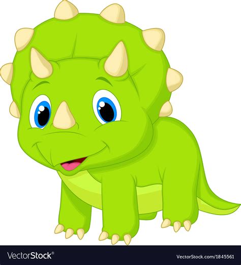 Triceratops Dinosaur Cartoon