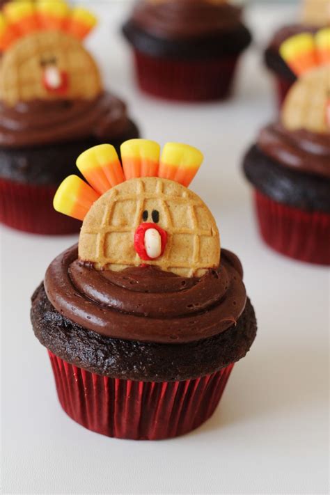 Thanksgiving Turkey Cupcakes The Happy Flammily