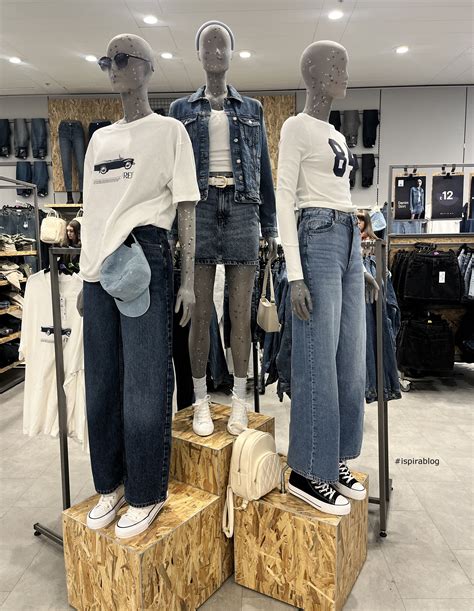 Primark London - Spring 2025 Collections - white T-shirts with jeans