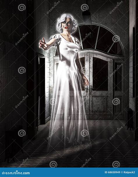 Female Ghost Stock Illustration Image 68650949