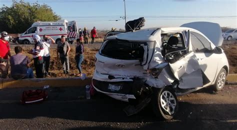 Accidente Deja Cinco Personas Lesionadas Sinaloa Noticias Tvp