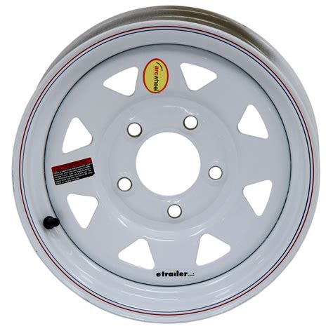 Taskmaster Steel 8 Spoke Trailer Wheel 13 X 4 1 2 Rim 5 On 4 1 2