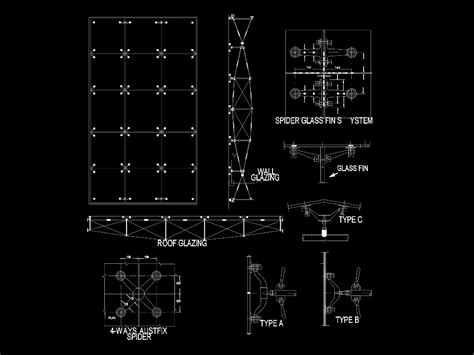 Culos De Vidro De Aranha No Autocad Biblioteca Cad