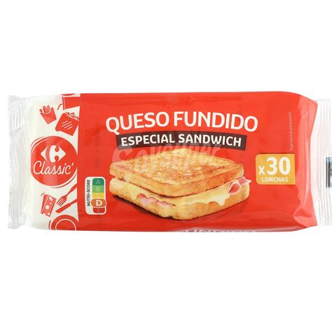 Carrefour Queso Fundido En Lonchas Carrefour G