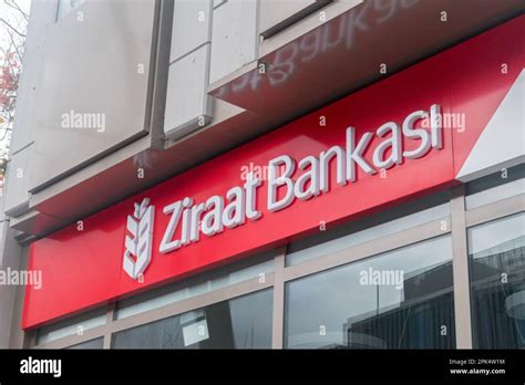 Istanbul Turkey December Logo And Sign Of Ziraat Bankasi