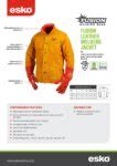 Esko Fusion Leather Welders Jacket Esko Safety