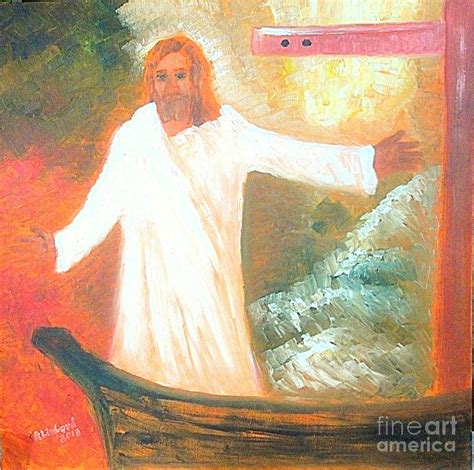 Jesus is The Christ The Holy Messiah Painting by Richard W Linford