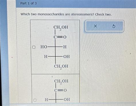 Solved Consider These Three Monosaccharides Which Two Chegg