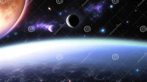 фон вселенной по генератору изображений Ai Иллюстрация штока ...