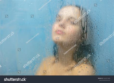 Nude Female Wet Hair Poses Shower Stock Photo 1022071609 Shutterstock