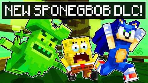 Sonic Plays Minecraft SpongeBob DLC UPDATE! - YouTube