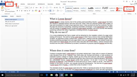 How To Find And Replace Text In Word