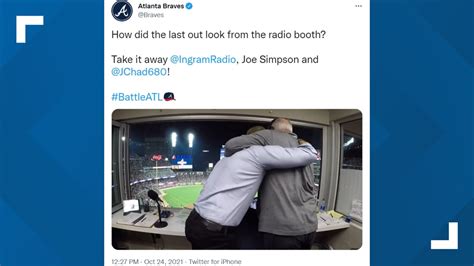 Ben Ingram Braves Radio win reaction video | 11alive.com