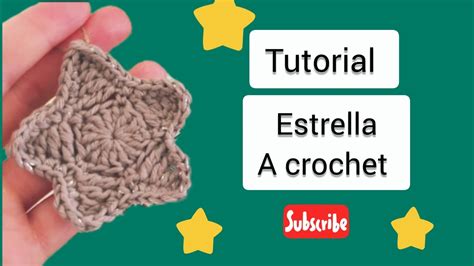 Tutorial Estrella Tejida A Crochet Colgante Estrellita A Ganchillo