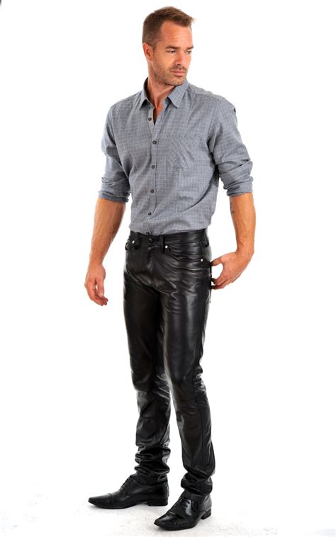 All You Need Is Leather Leather Jeans Men Mens Leather Pants Mens