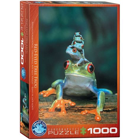 Puzzle La Rana De Ojos Rojos 1000 Piezas Eurographics Naturaleza