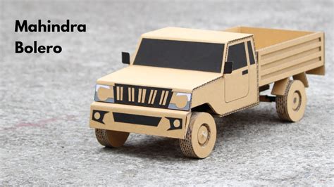 How To Make Rc Mahindra Bolero Pick Up From Cardboard Mahindra Rise