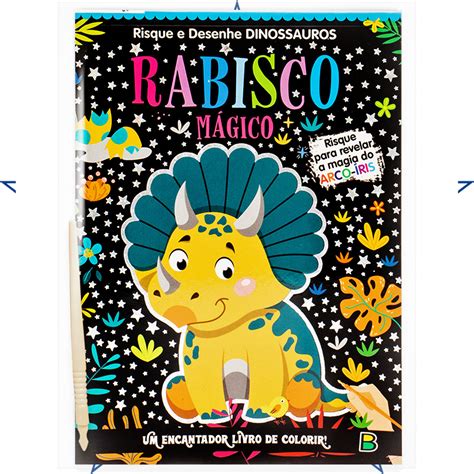 Livro De Colorir Rabisco Mágico Risque Desenhe BrasiLeitura Tem Tem