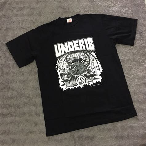 Jual Monggo Kaos Band Under 18 Hardcore Original Resmiii Not Dazzle