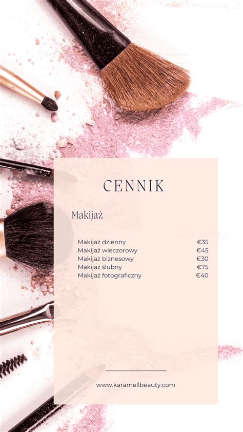 Cennik Karamell Beauty