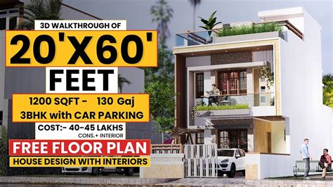 X Home Plan With Car Parking House Plan Home Design