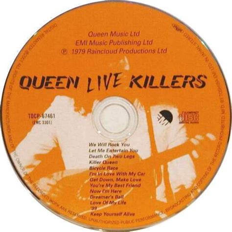 Queen Live Killers Album Gallery