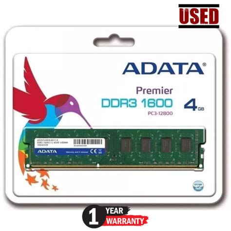 Adata 4gb Ddr3 1600 Mhz Ram Zygotronix