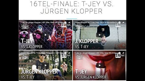 Let s Watch VBT Elite 16tel T Jey vs Jürgen Klopper YouTube