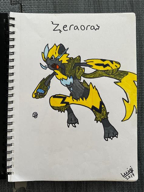 Zeraora fanart by Luigi33330 on DeviantArt