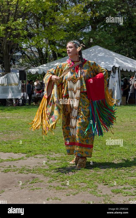 Traditional Pow Wow In Recognition Of Canadas National Indigenous