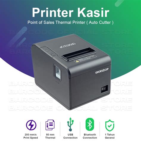 Jual Printer Thermal Codeshop CBT 80 Struk Thermal 80 Mm USB