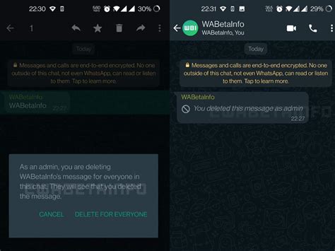 Whatsapp To Allow Group Admins To Delete Messages For Everyone