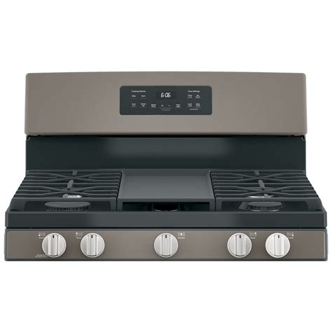 Ge 30 Freestanding Gas Range With 5 Sealed Burners Griddle 50 Cu