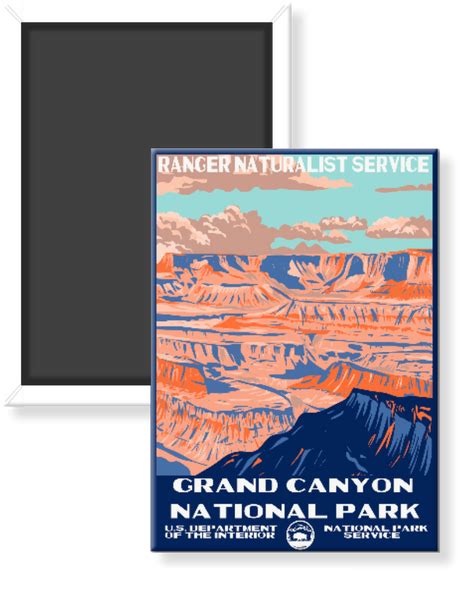 Grand Canyon National Park Wpa Magnet The National Park Store