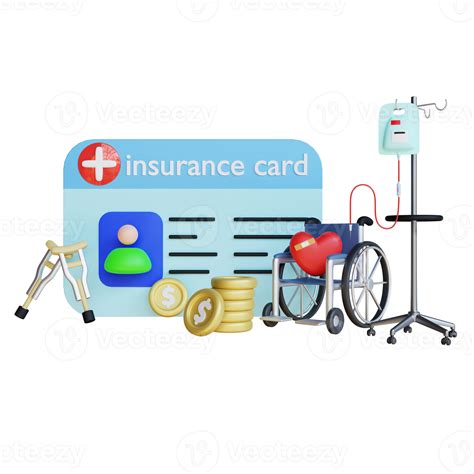 3d Render Healthcare Insurance Illustration 13091290 Png