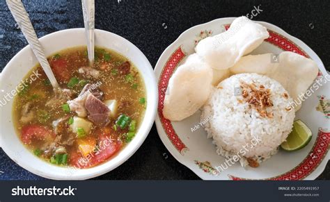 Sop Kambing Southeast Asian Mutton Soup Stock Photo 2205491957