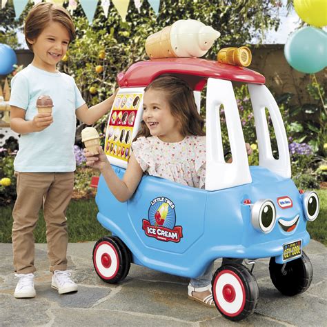 Little Tikes Cozy Coupe Ice Cream Truck - Push Ride-on Car for Kids 18