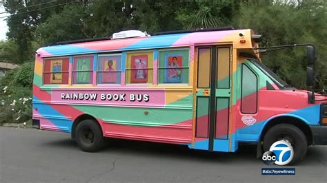 Rainbow Book Bus Debuts At La Pride Before Nationwide Tour Abc7 New York