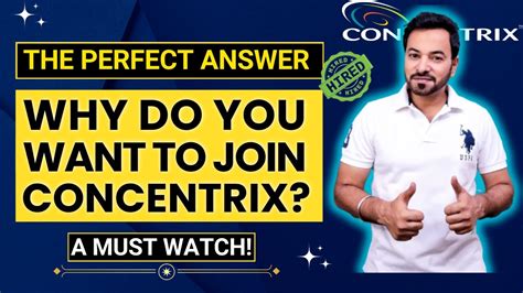 Concentrix Interview Questions And Answers Why Do You Want To Join Concentrix Youtube