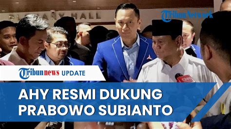 Moment AHY Ungkap Alasan Demokrat Dukung Prabowo Di Pilpres 2024 Ada 2