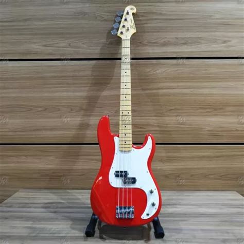 Contra Baixo Precision Bass Sx Spb57 Fiesta Red Capa Bag Parcelamento Sem Juros