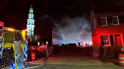 Video Heavy Winds Lead To Large Fire At Visitation Academy Site In