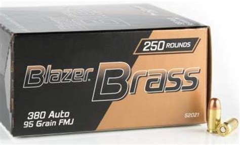 Cci 9mm Ammuntion Blazer Brass 5201 124 Grain Full Metal Jacket Case Of 1000 Rounds