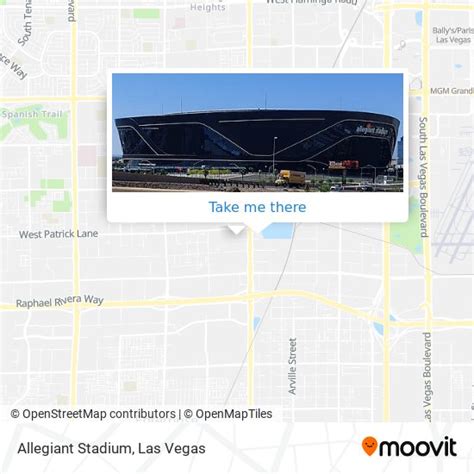 Allegiant Stadium Parking Map