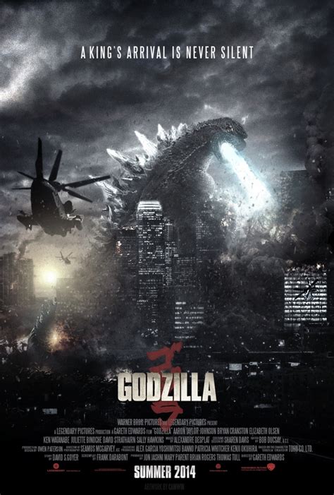 Amazing Godzilla 2014 Fan Poster Godzilla Fan Artwork Image Gallery