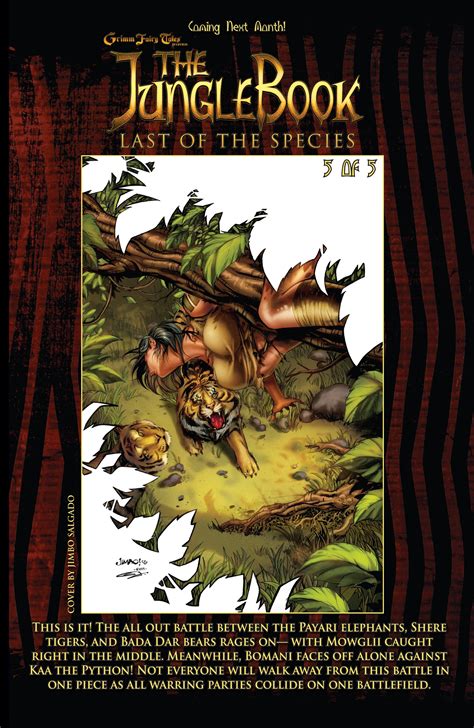 Read Online Grimm Fairy Tales Presents The Jungle Book Last Of The