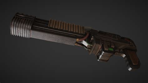 Doom Plasma Rifle 3D Model 95% by s13n1 on DeviantArt