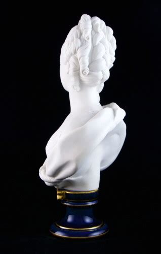 Manufacture de Sèvres Marie Antoinette Queen of France biscuit bust